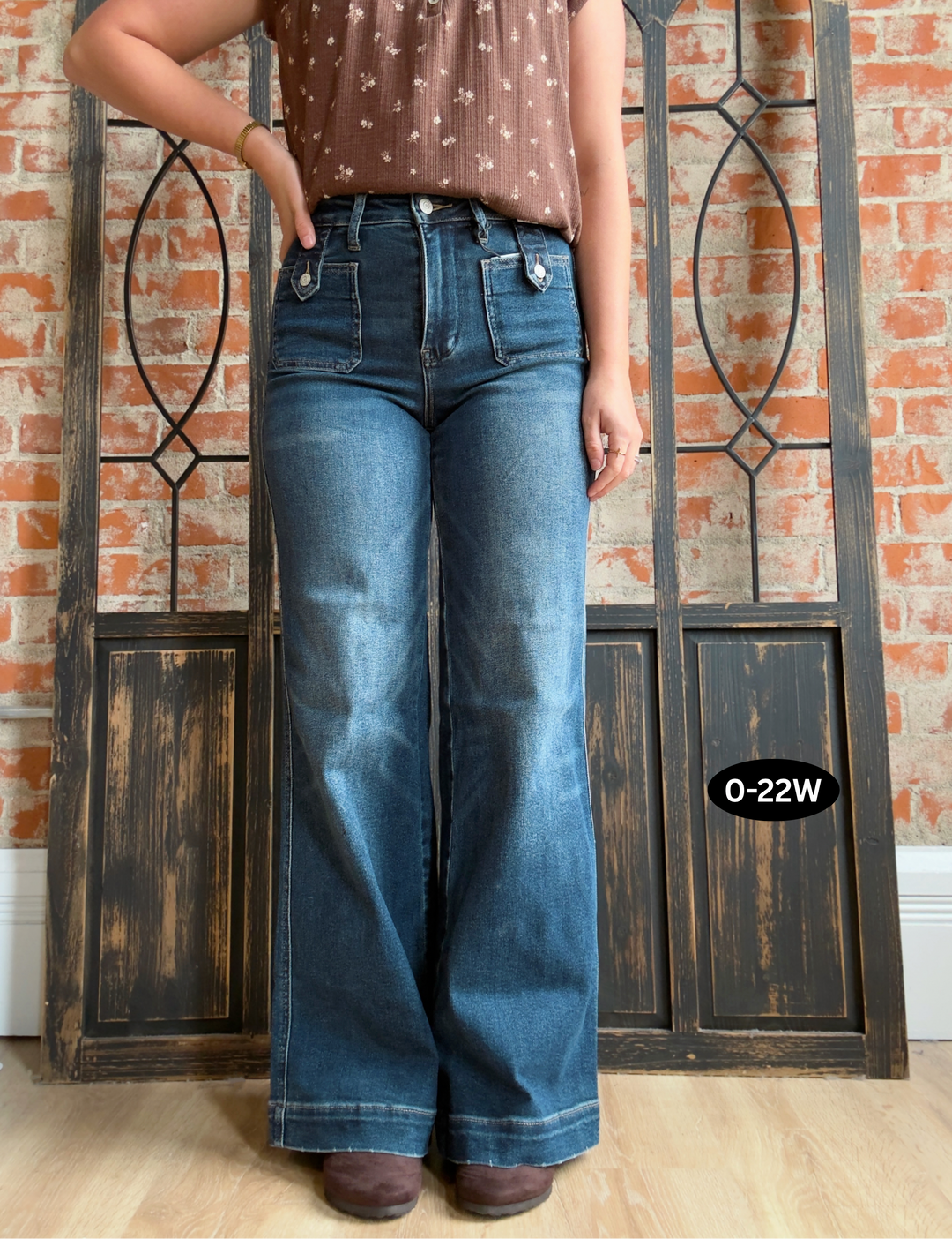 Judy Blue Staying Connected Wide Leg