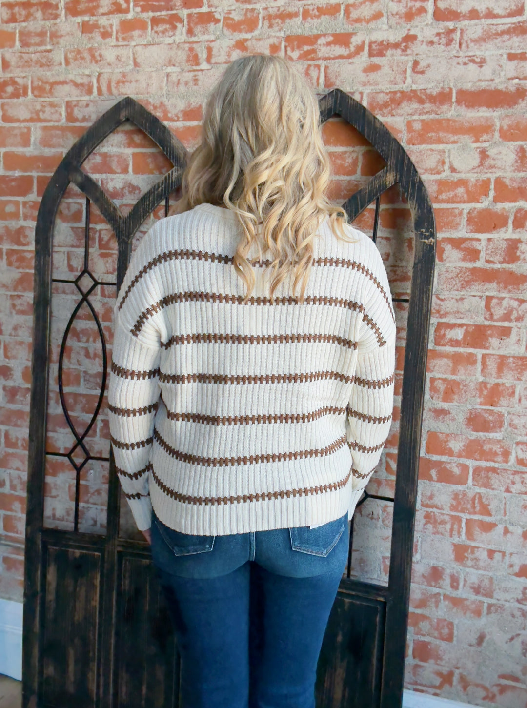 Fall Dreams Striped Sweater