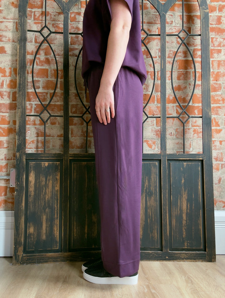A Scuba Moment Pant-Plum