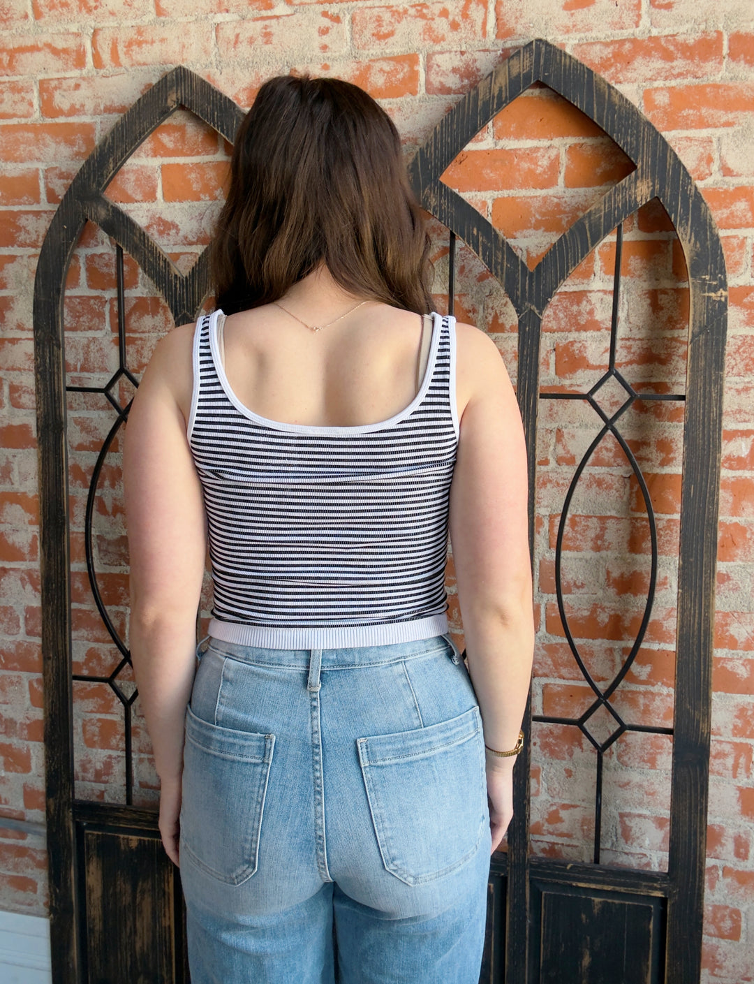 Just Another Thought Striped Tank