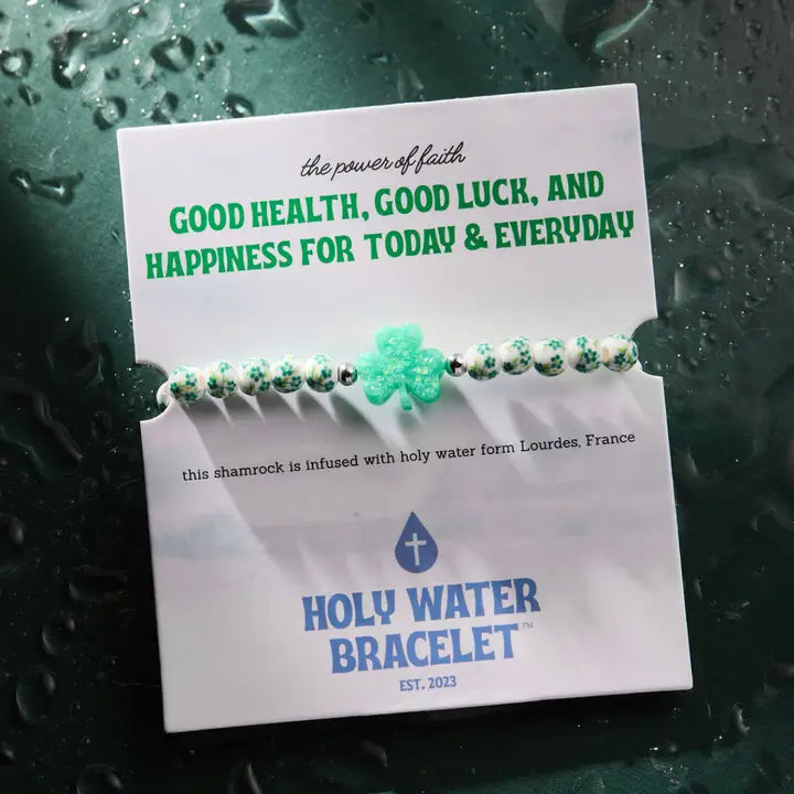 Holy Water Shamrock Bracelets-2 options
