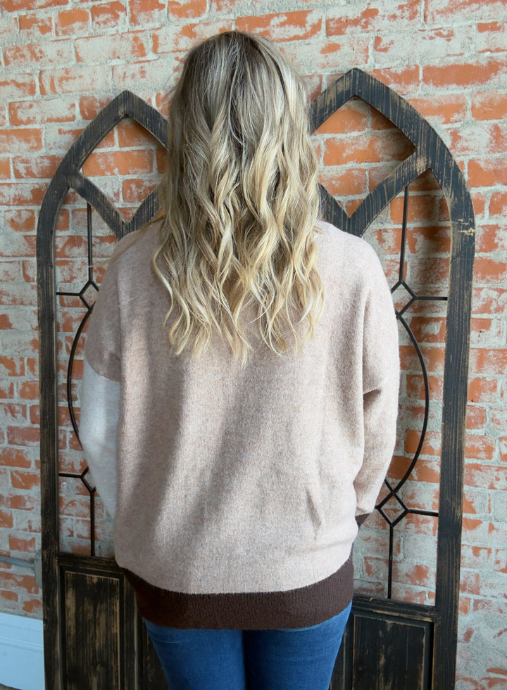 What Is Meant To Be Color Block Sweater