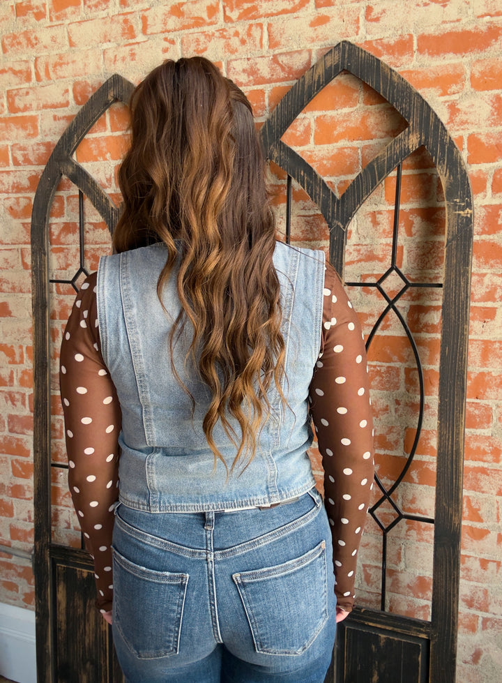 Watch Me Denim Vest
