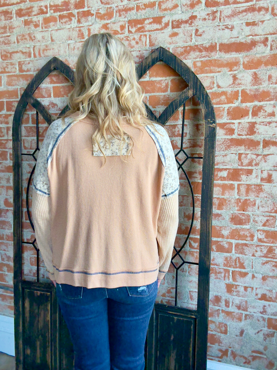 School's In Session Floral Color Block Cardigan
