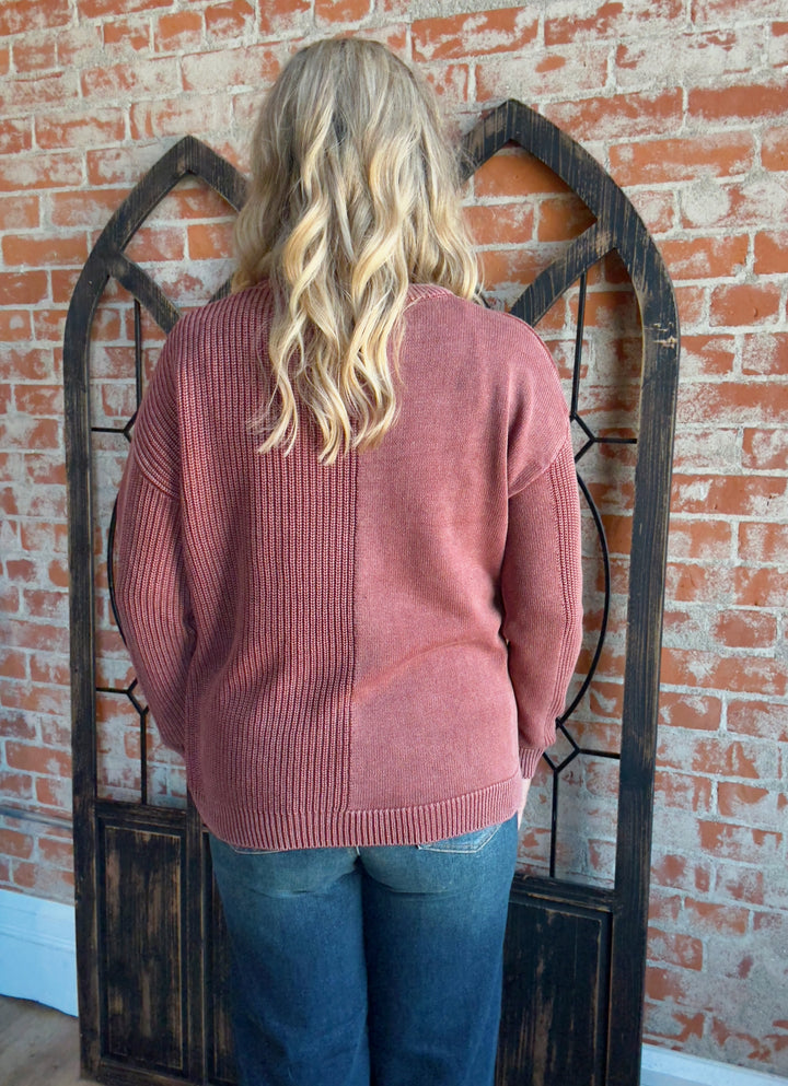 Autumn Crush Pocket Sweater