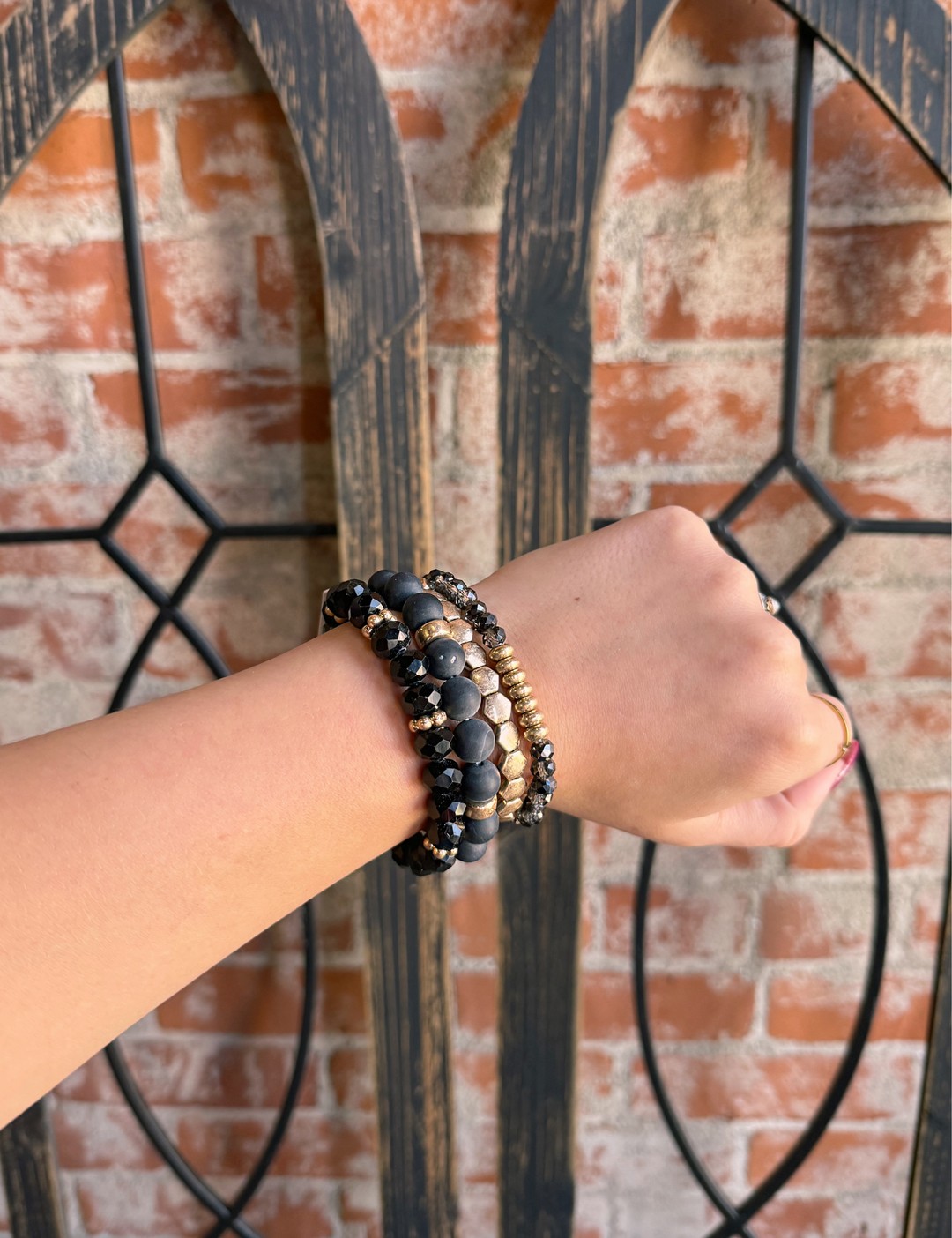 The Dark Night Bracelet Stack