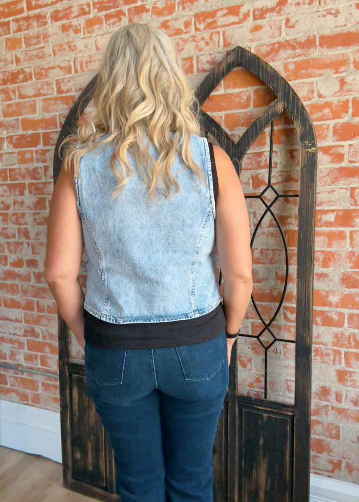 Make It Last Denim Vest