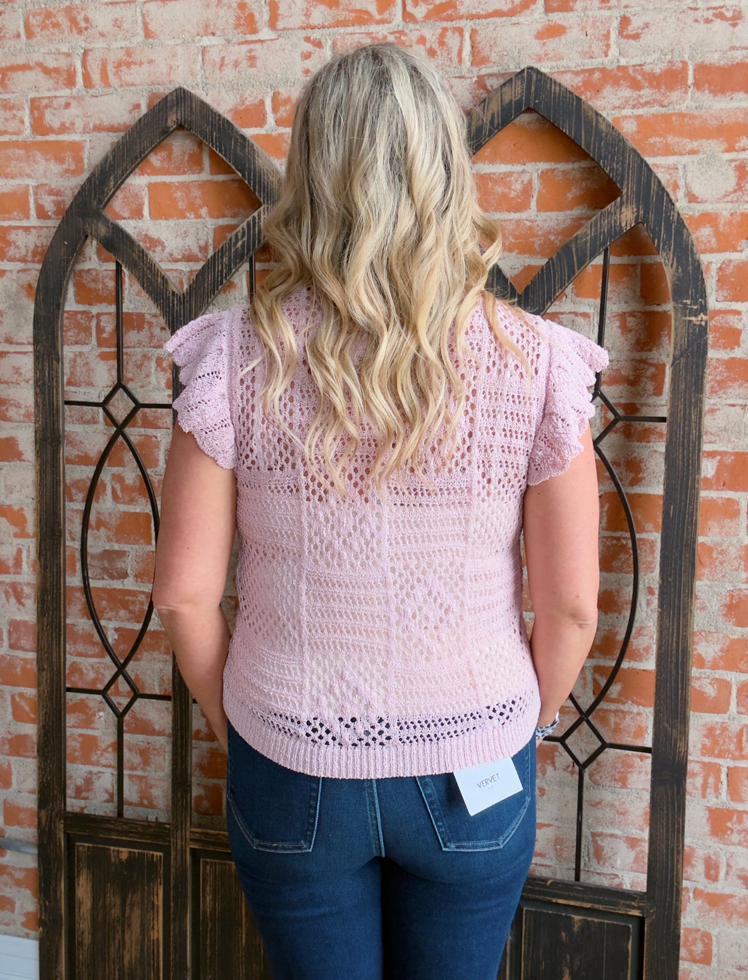 Pretty Moments Ruffle Sleeve Sweater