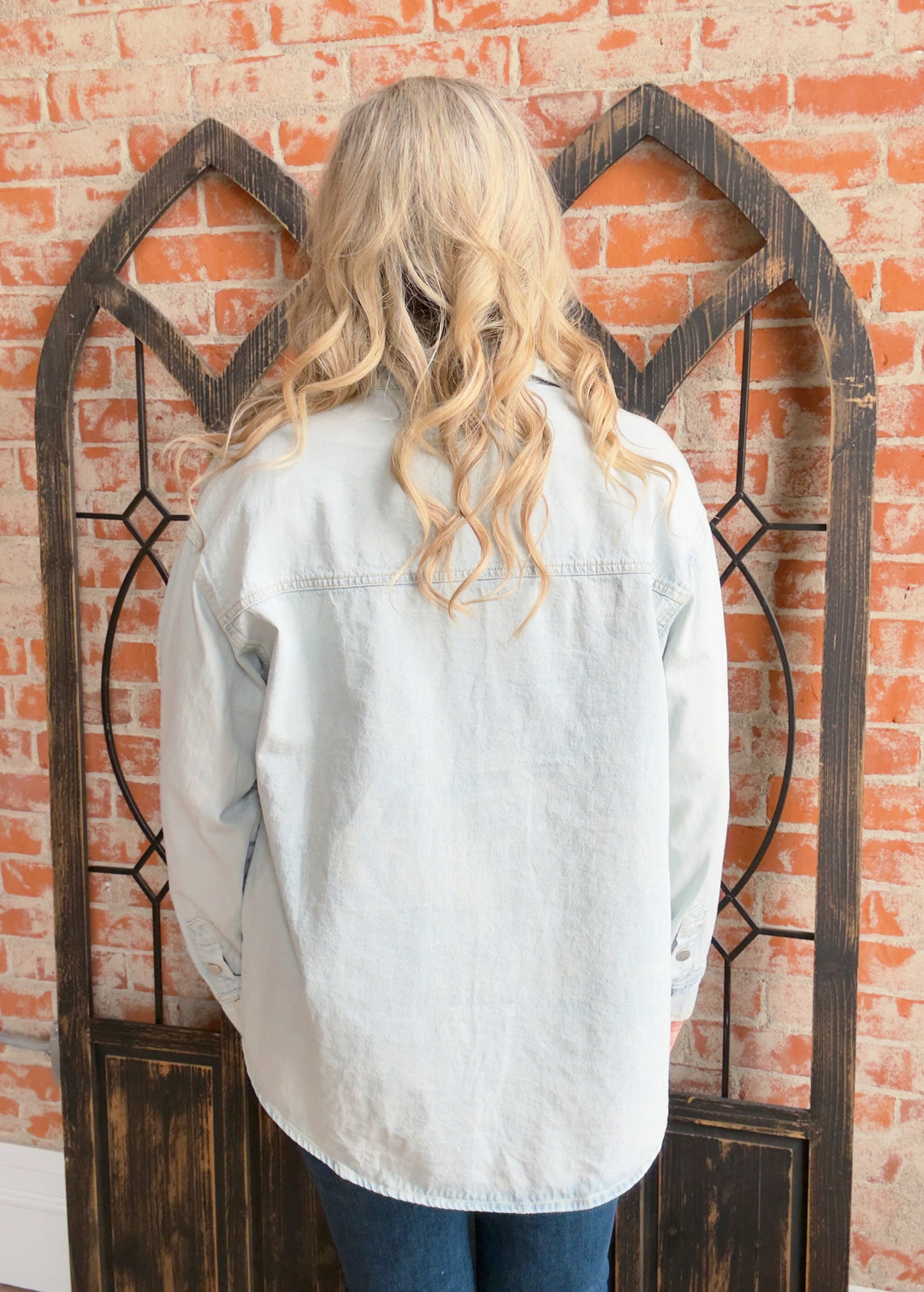 I Will Follow Denim Shacket