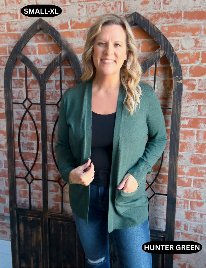 Classic Pocket Cardigan-2 Colors