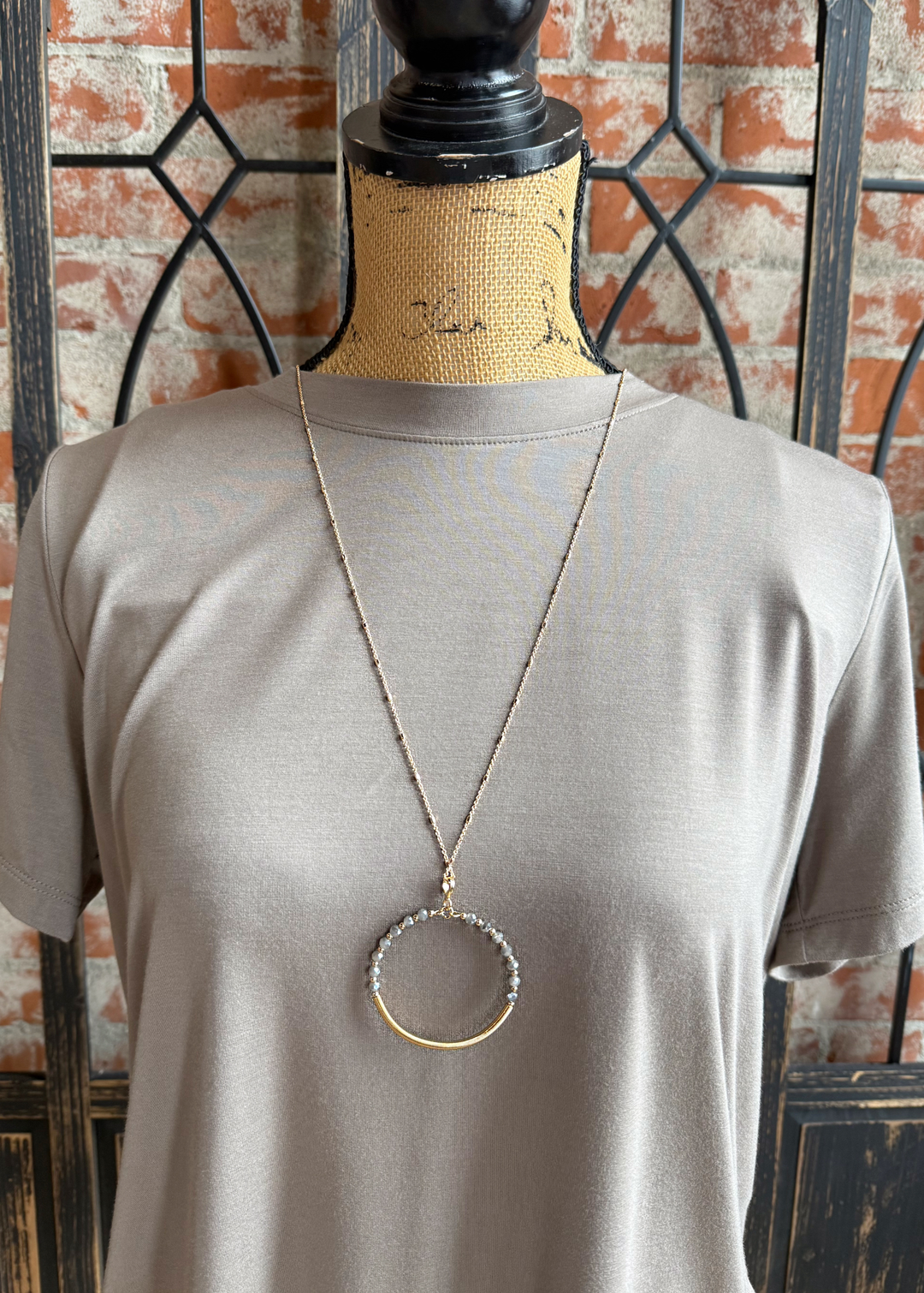 Dali Grey Circle Pendant