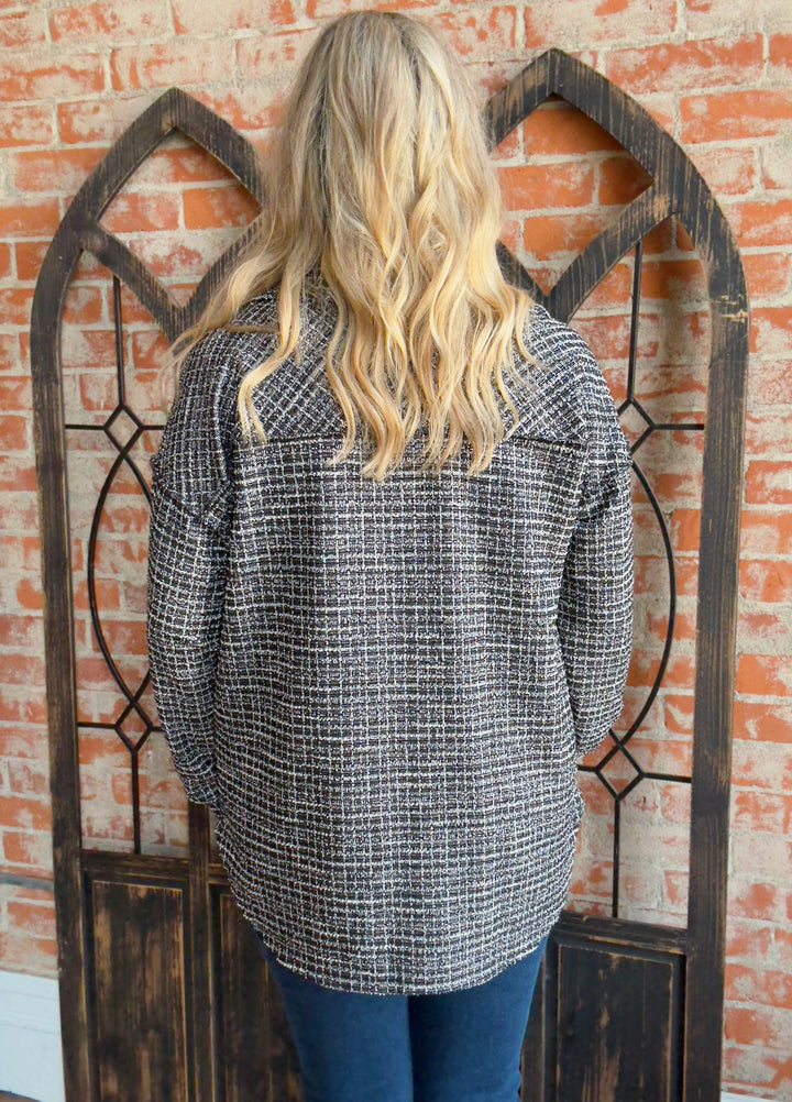 Let Me See You Shimmer Shacket