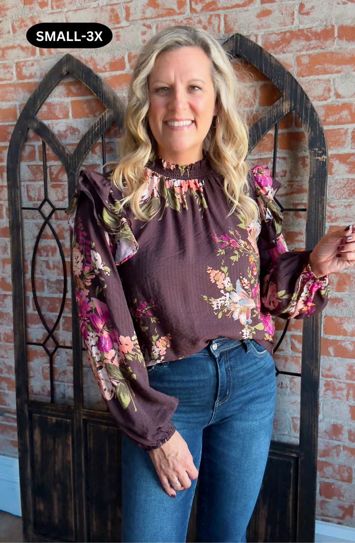 Make Me Feel Alive Floral Blouse