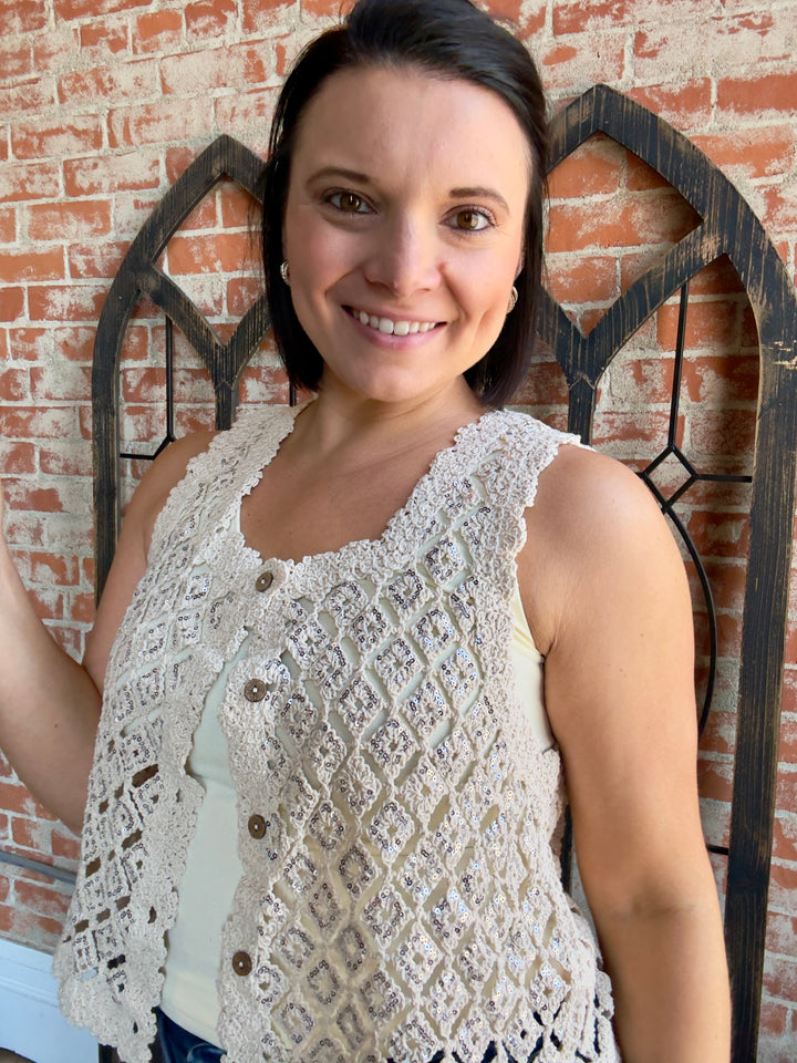 Shimmy & Shine Crochet Vest