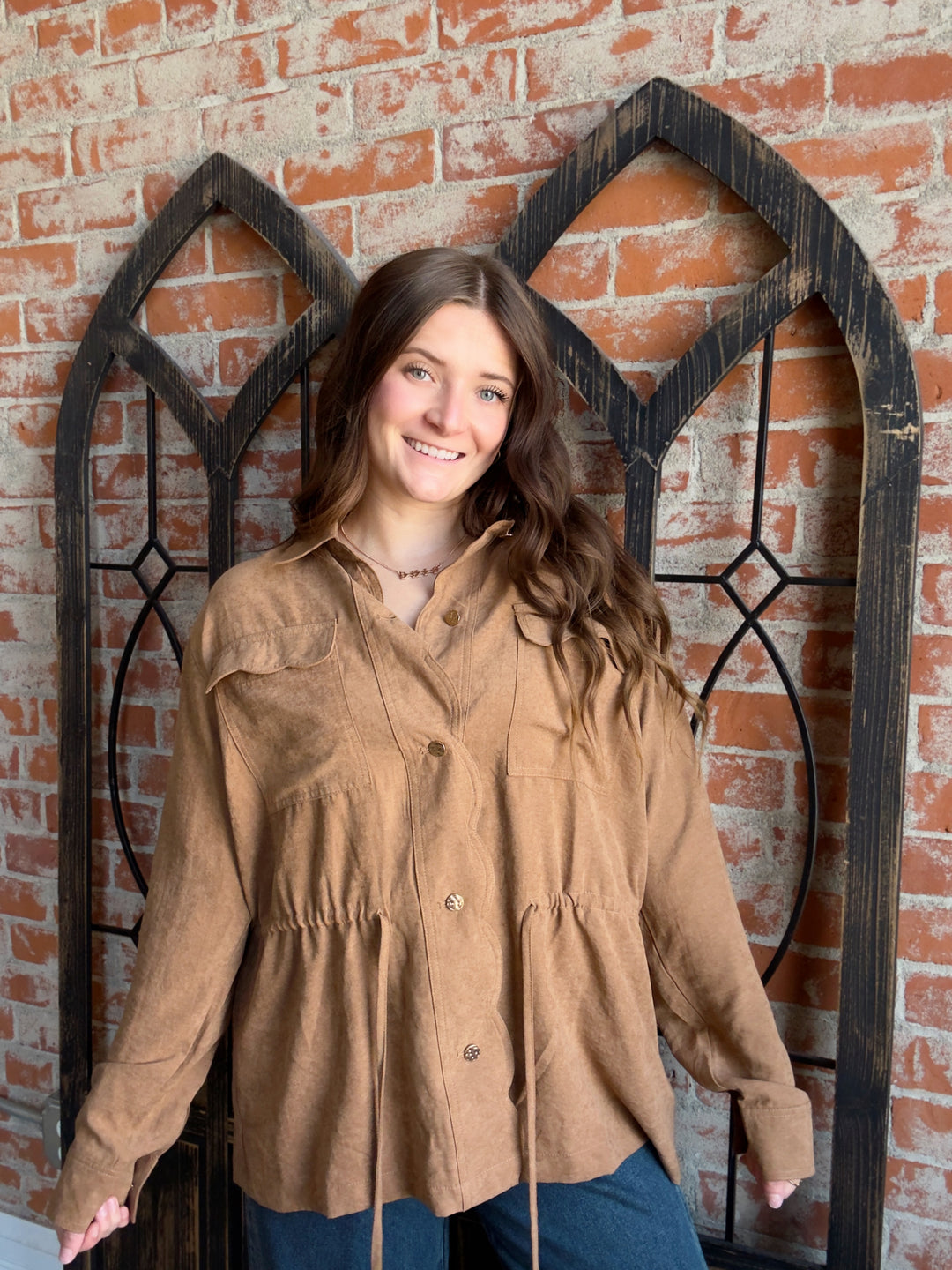 It's A Good Day Suede Jacket