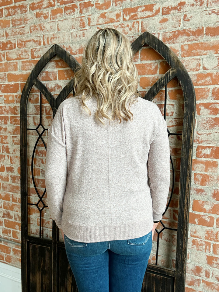 The One Brushed Center Seam Long Sleeve-2 Colors