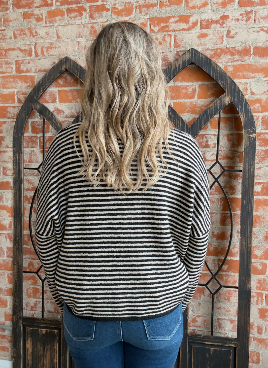 Top Of Mind Striped Sweater Cardigan- 4 Colors