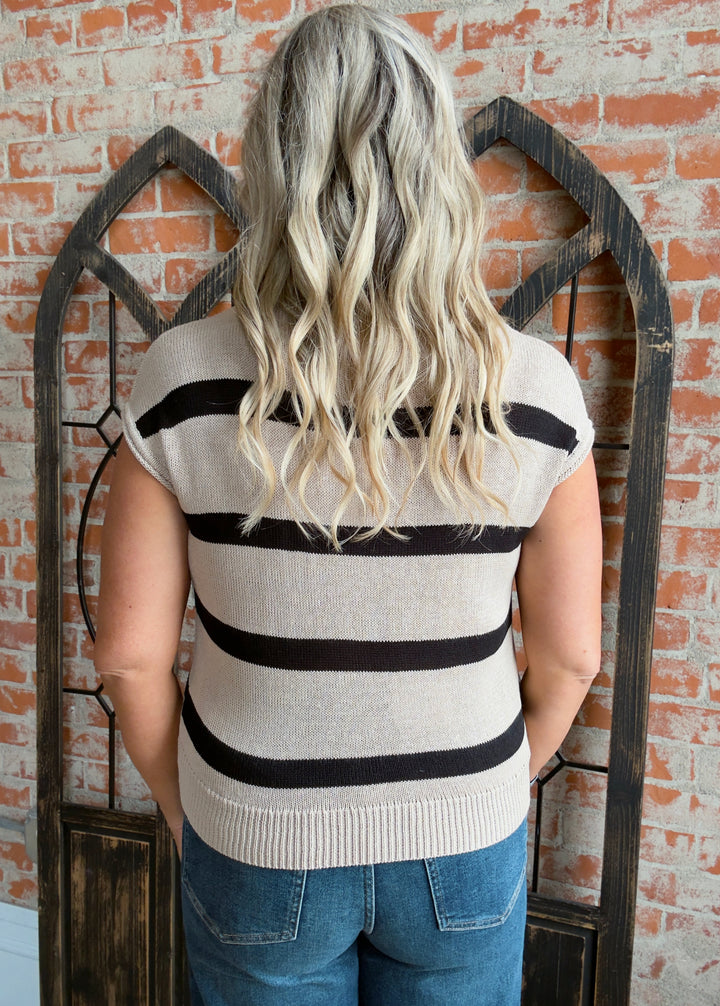 When You Can't Choose Striped Sweater-3 Colors