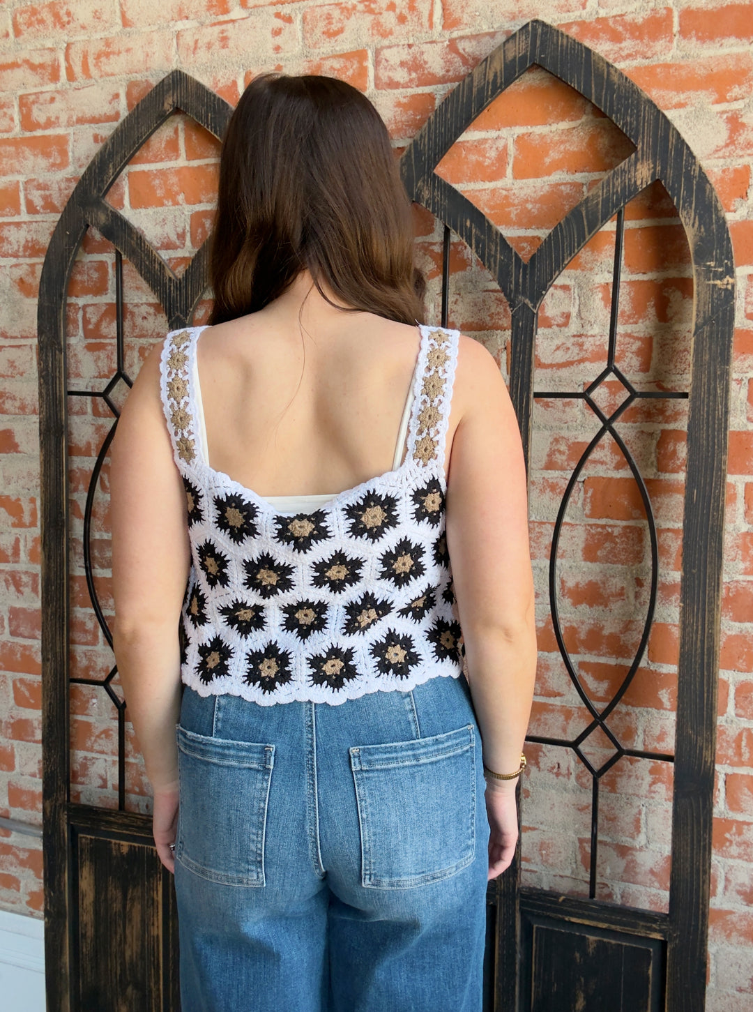She's All That Cropped Crochet Tank