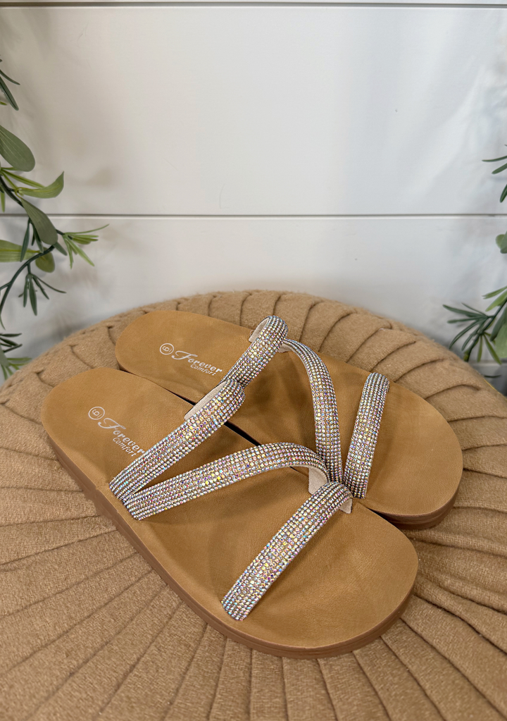 Stellar Strappy Sparkle Sandal