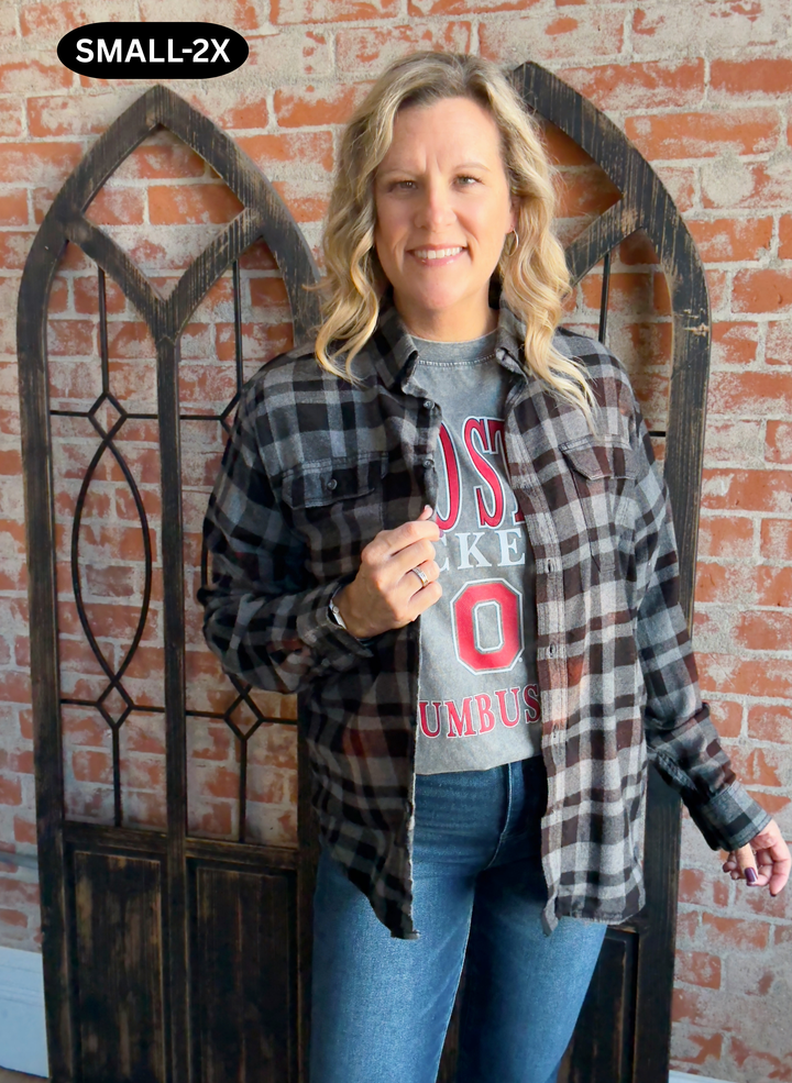 Bleached OHIO Flannel
