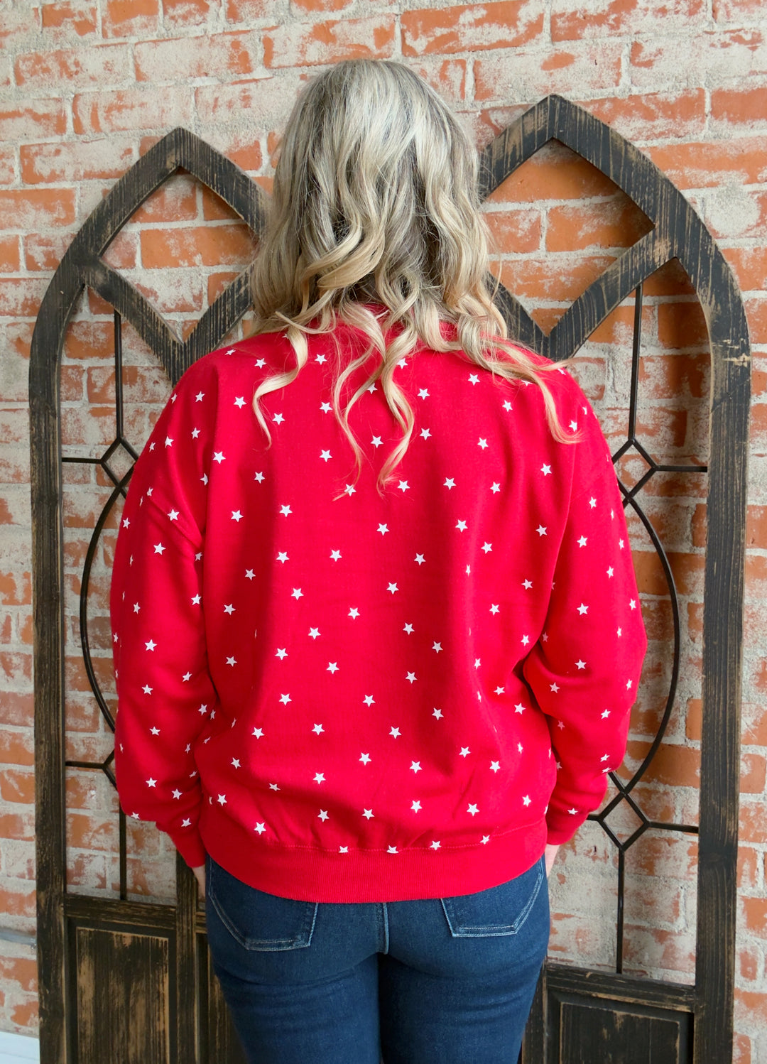 Party In The USA Star Crewneck-2 Colors