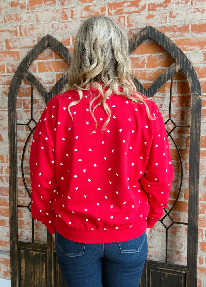 Party In The USA Star Crewneck-2 Colors