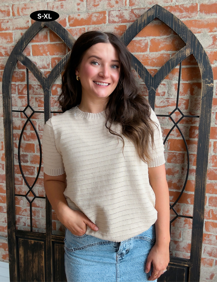 Keep It Calm Summer Sweater