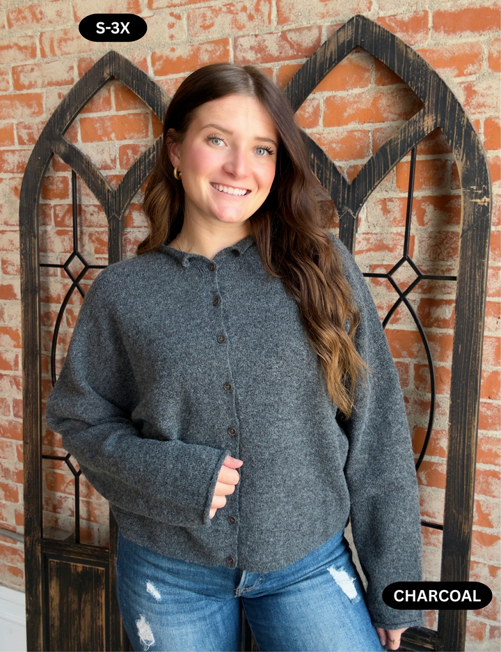 Always A Possibility Button Cardigan-Fall Colors