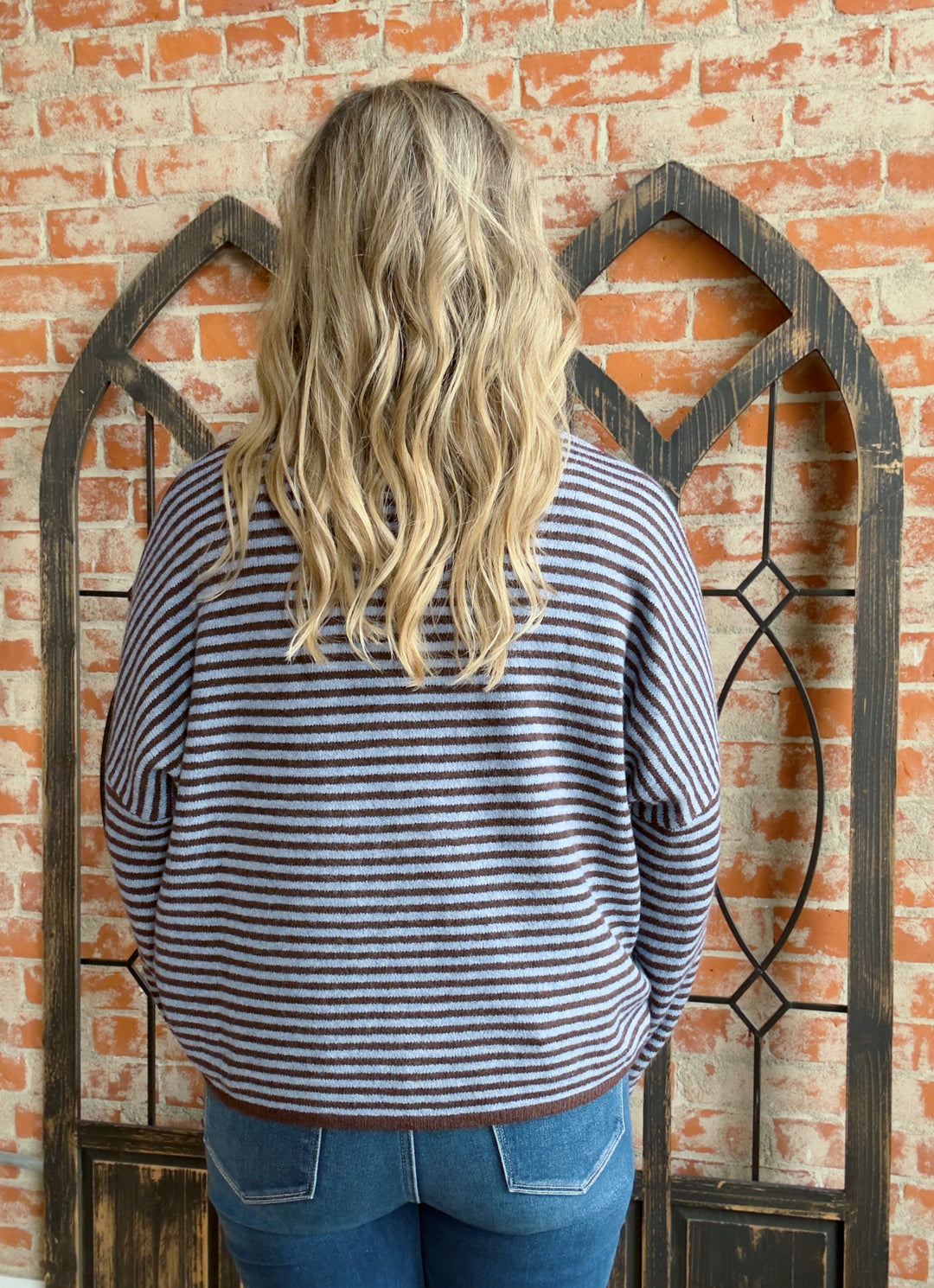 Top Of Mind Striped Sweater Cardigan- 4 Colors