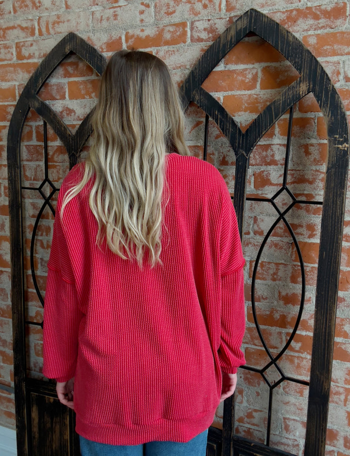 Feeling Firey Leopard Color Block