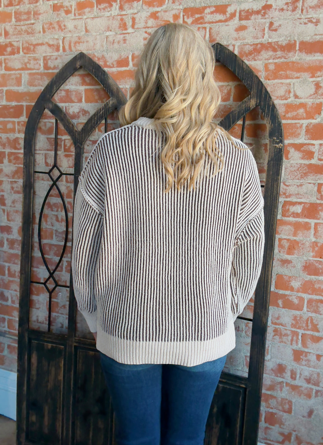 All For You 2 Tone Sweater-2 Colors