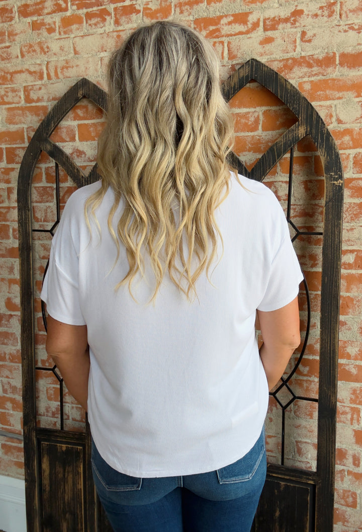 Not So Ordinary Ribbed Tee
