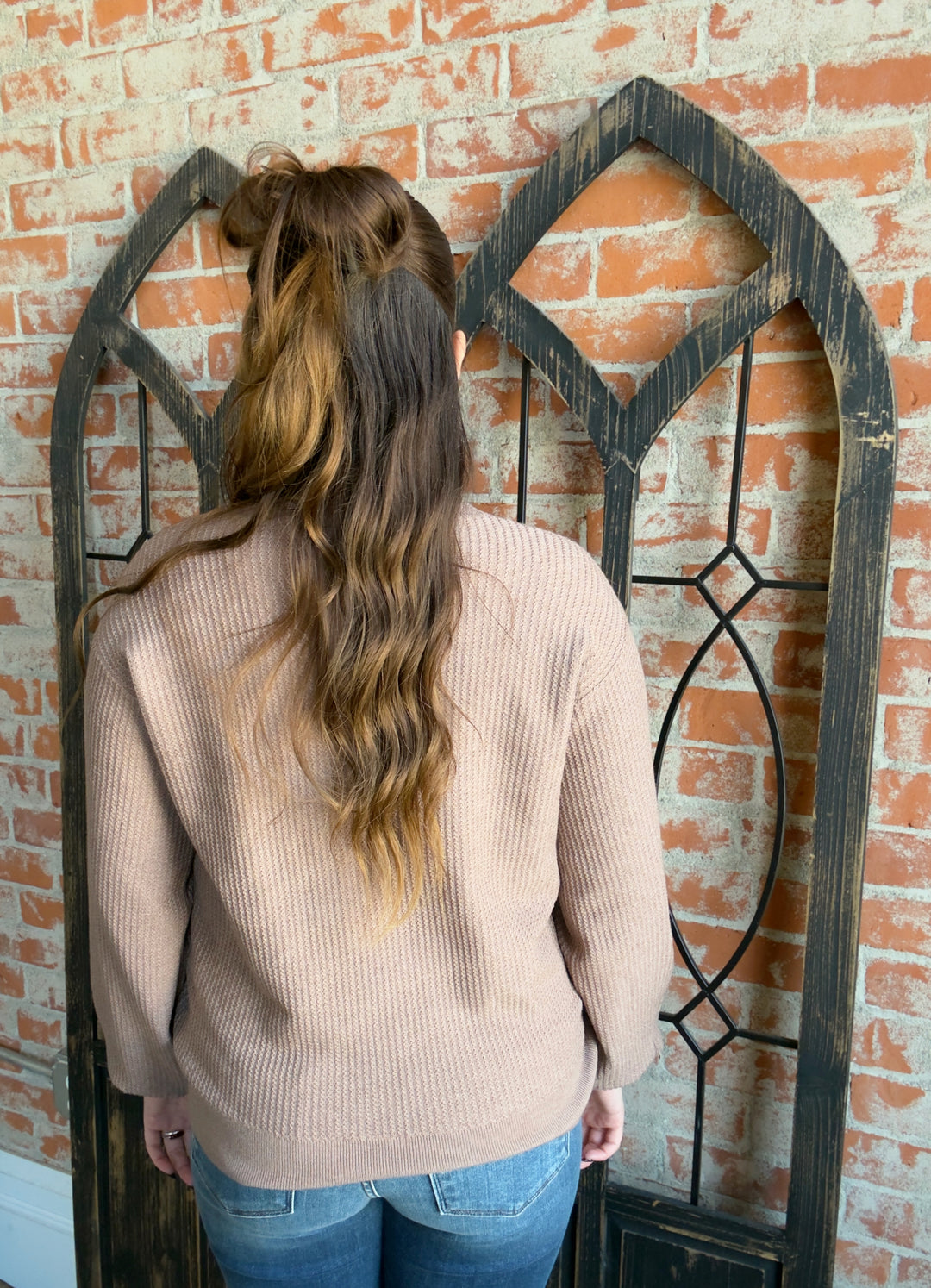 Another Method Waffle Knit Sweater