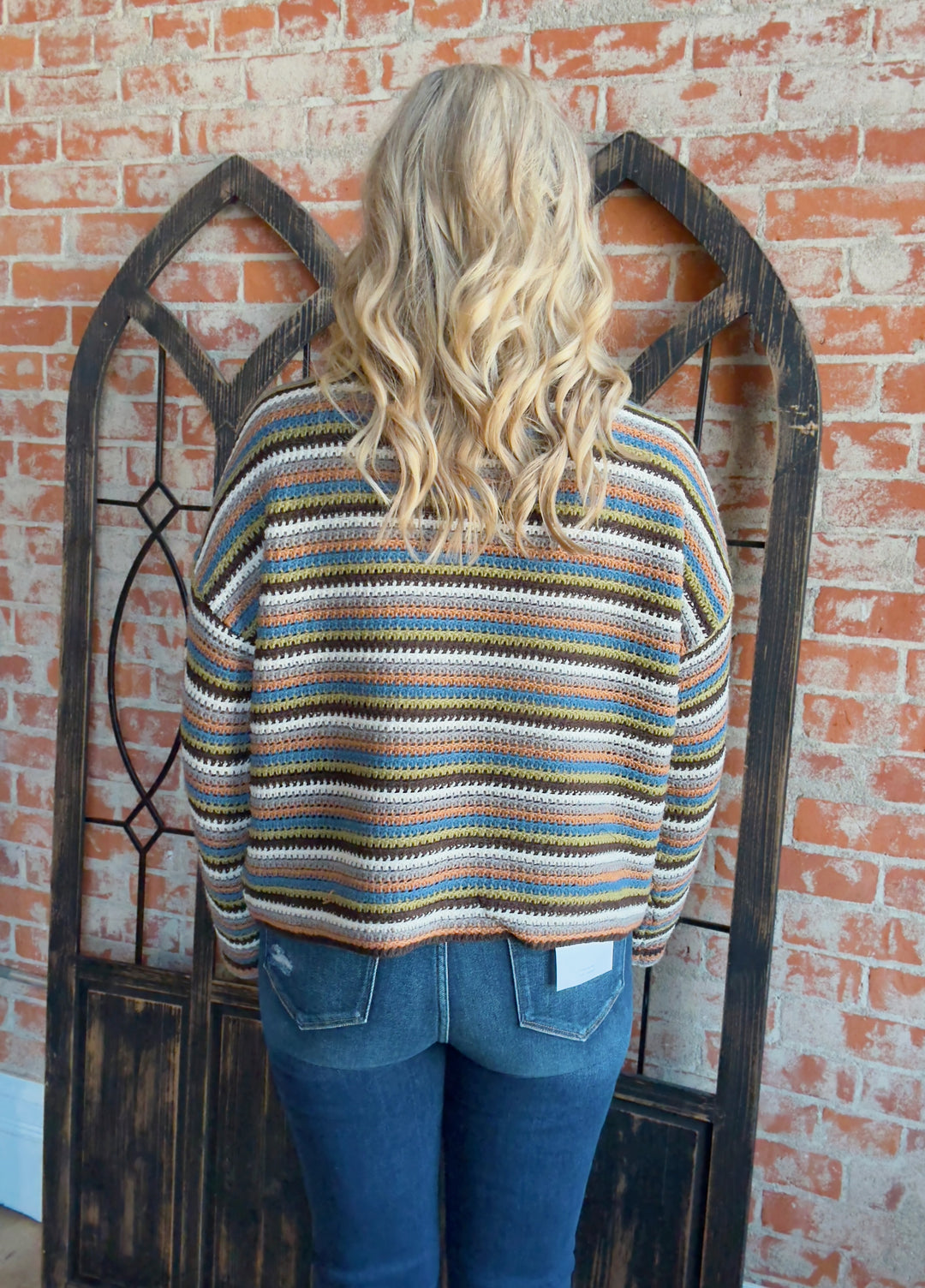 Change Is Good Multi Stripe Sweater