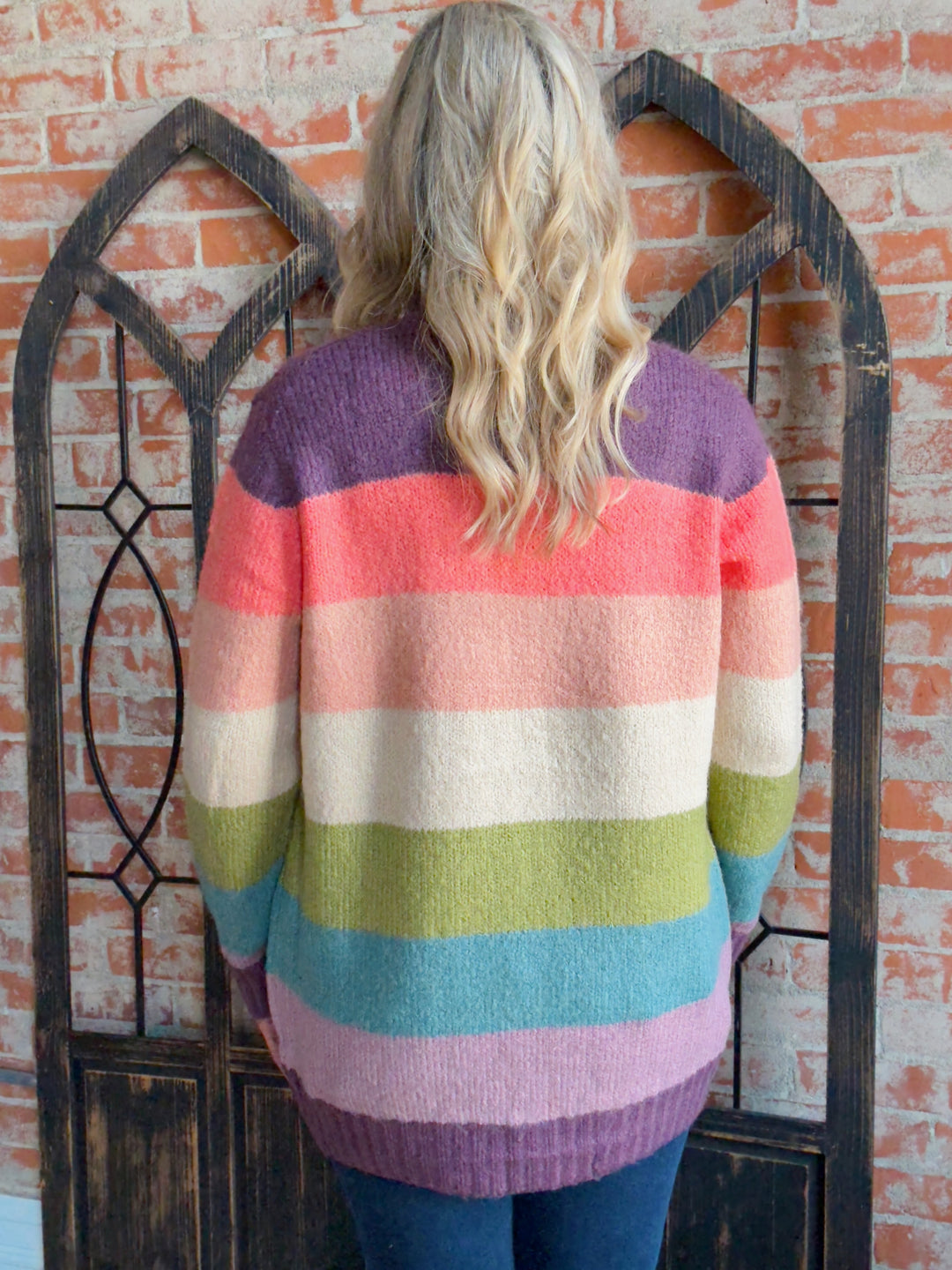 Wow Factor Color Block Cardigan