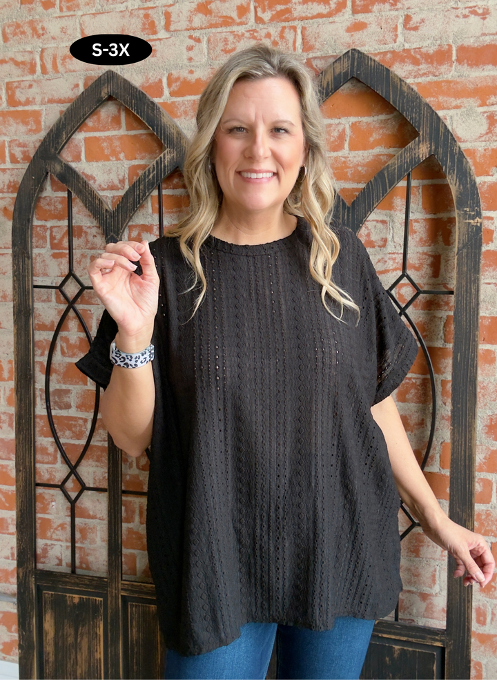 I'm Open To Suggestions Crochet Oversized Tee