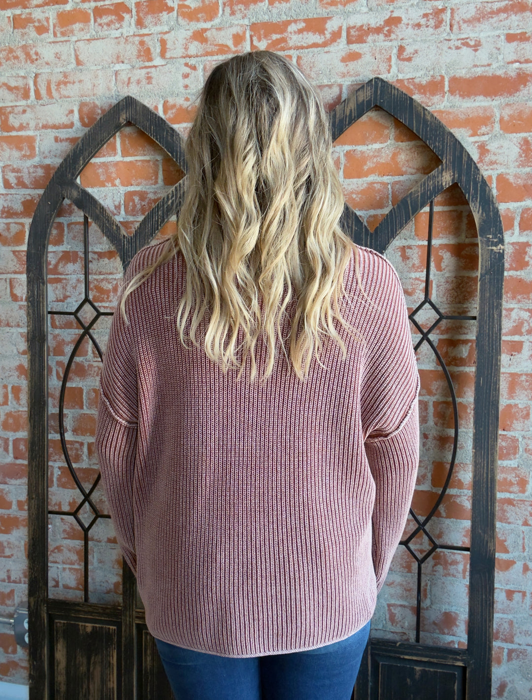Burnt Cinnamon Oversized Sweater