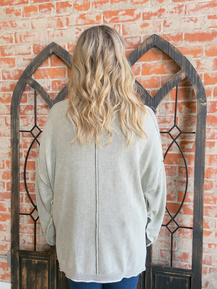 On My Side Oversized Sweater-2 Colors