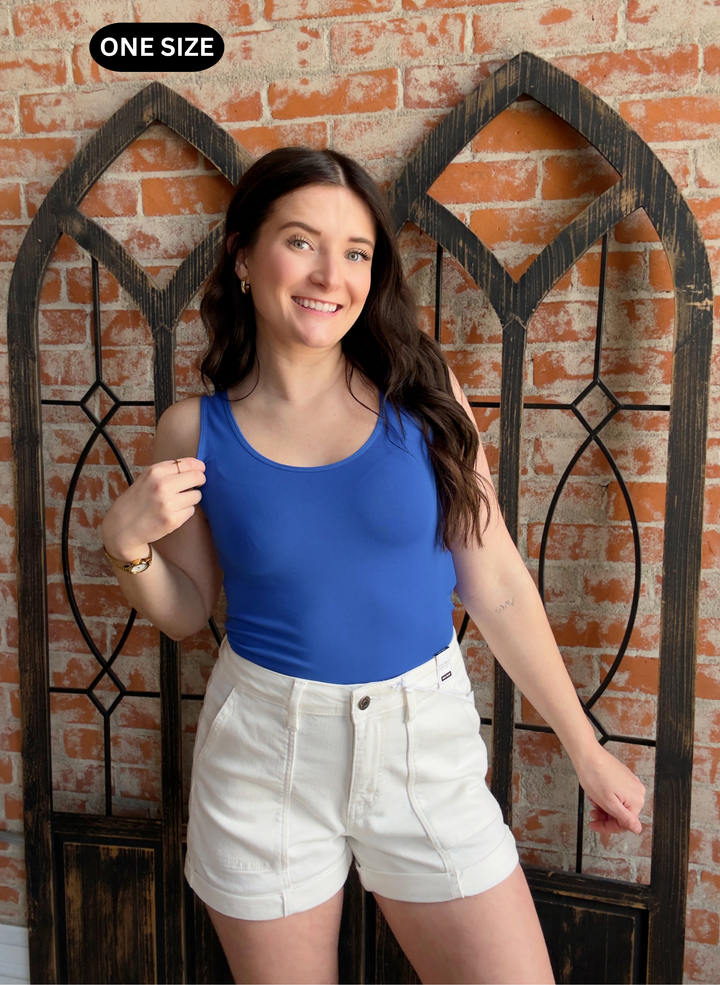 Favored Reversible Tank-Royal Blue