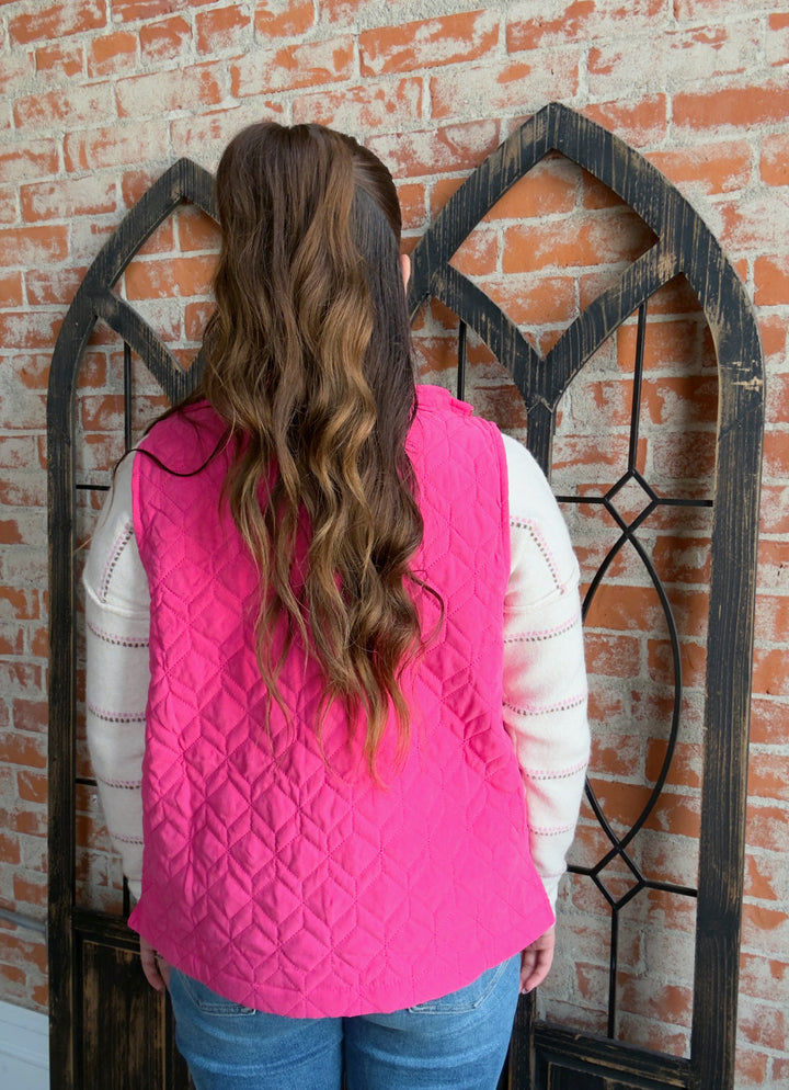 Reinforce It Vest-Hot Pink