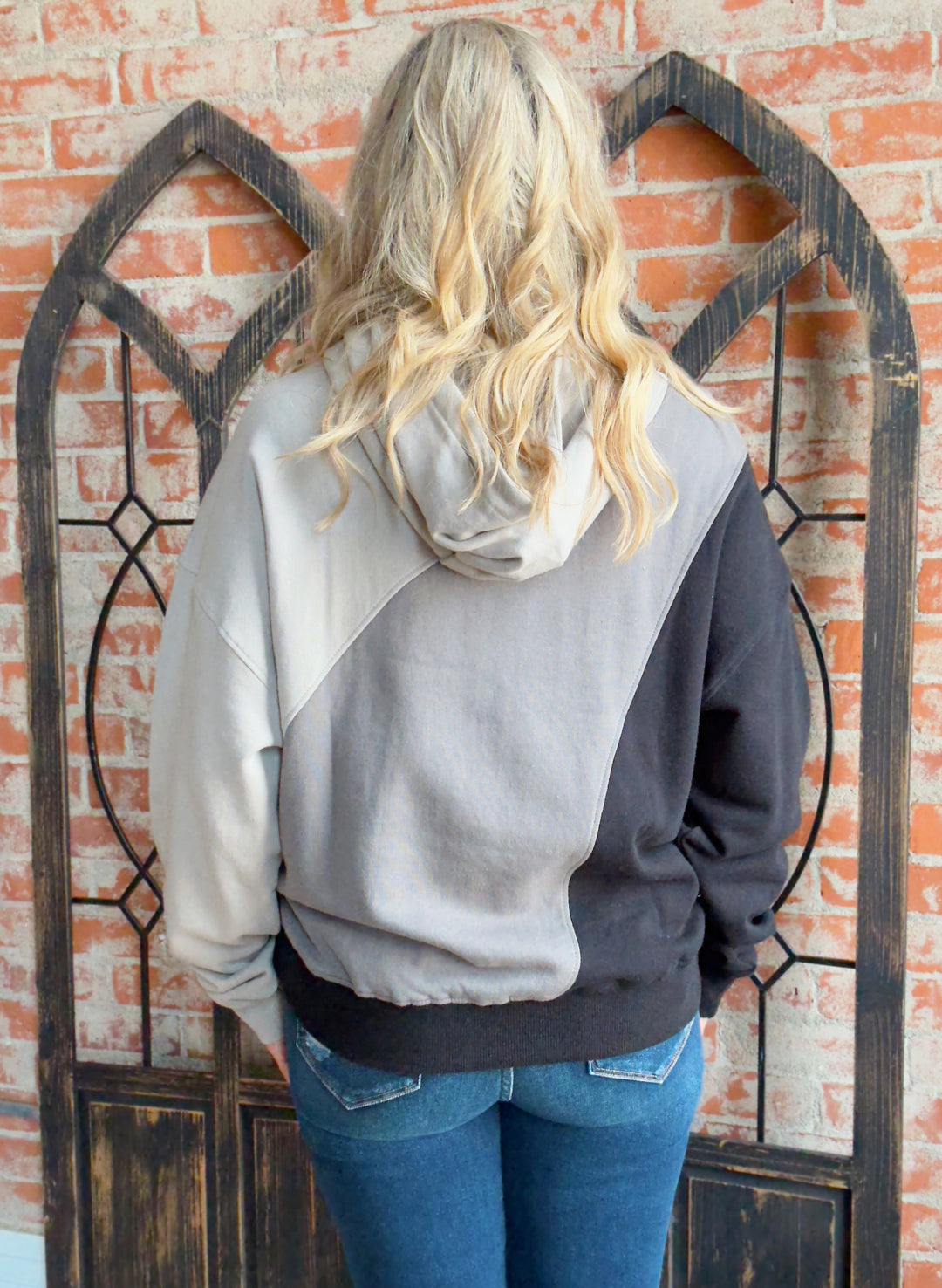 What I Know Color Block Hoodie