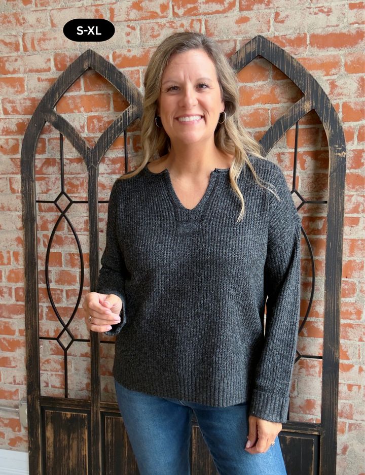 Enchanted V Neck Sweater