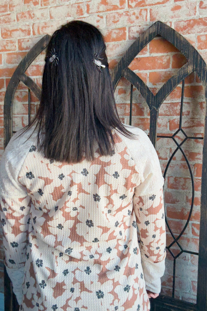 Show Me Your Worth Floral Long Sleeve