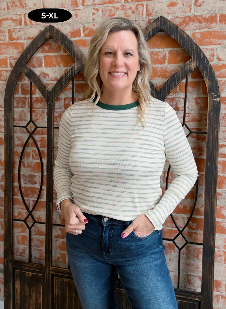 The Many Colors Multi Stripe Long Sleeve