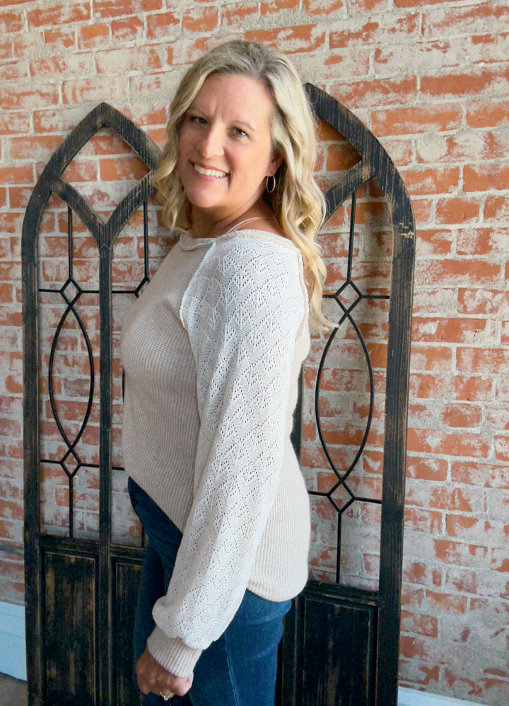A Small Touch Lace Sleeve