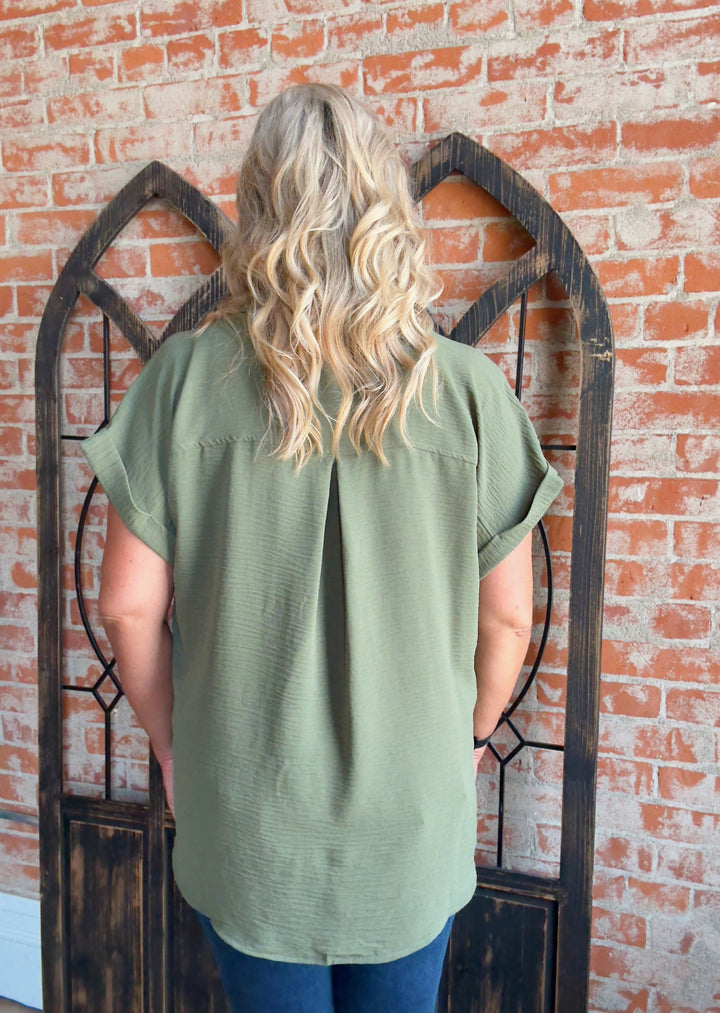 Here To Work Airflow Blouse-2 Colors