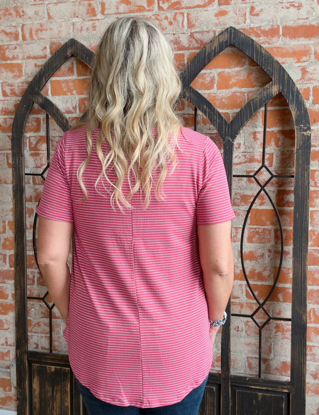 Berry Sweet Striped Tee