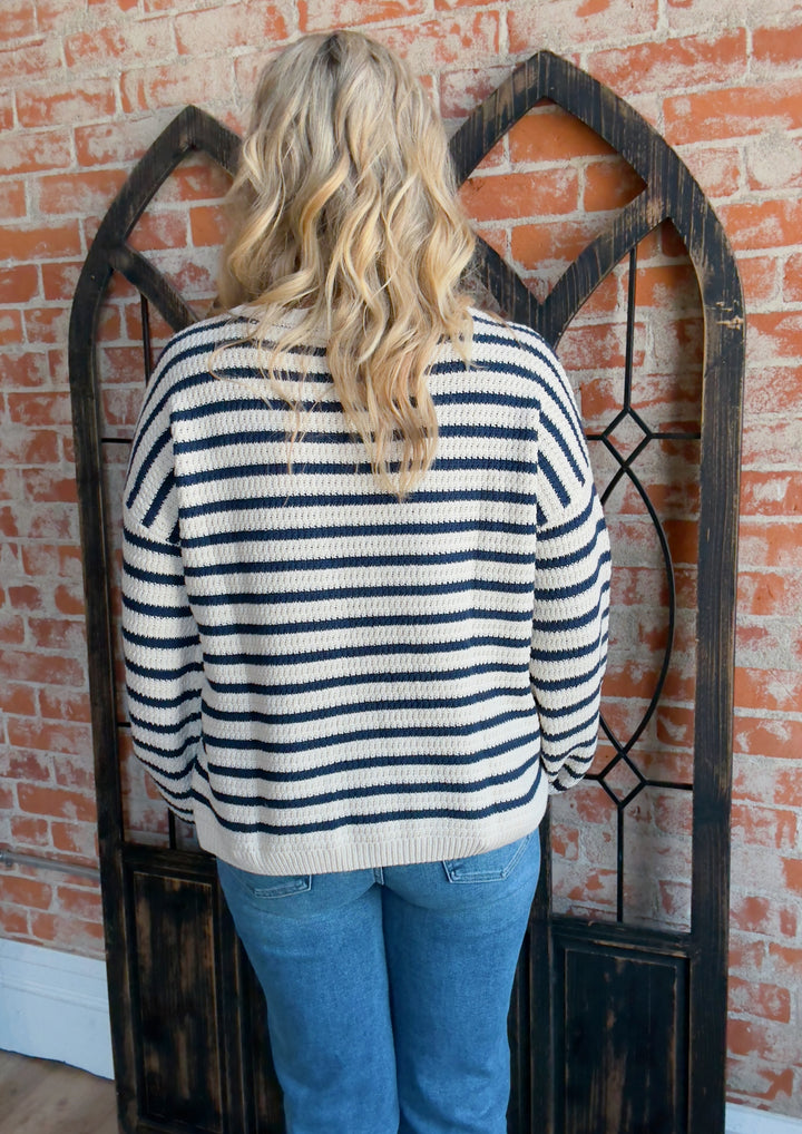 If You Need Me Striped Sweater