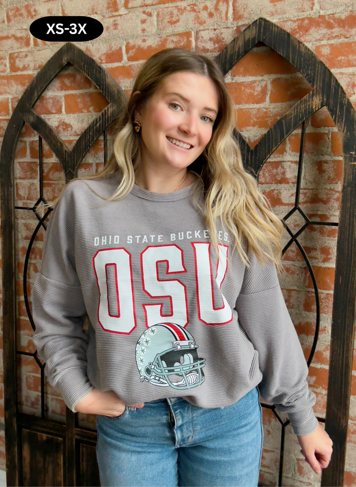 OSU Pure Motion Ribbed Long Sleeve